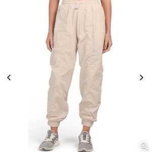 WILO The Label Parachute Pants Cream Joggers Women’s Size Large